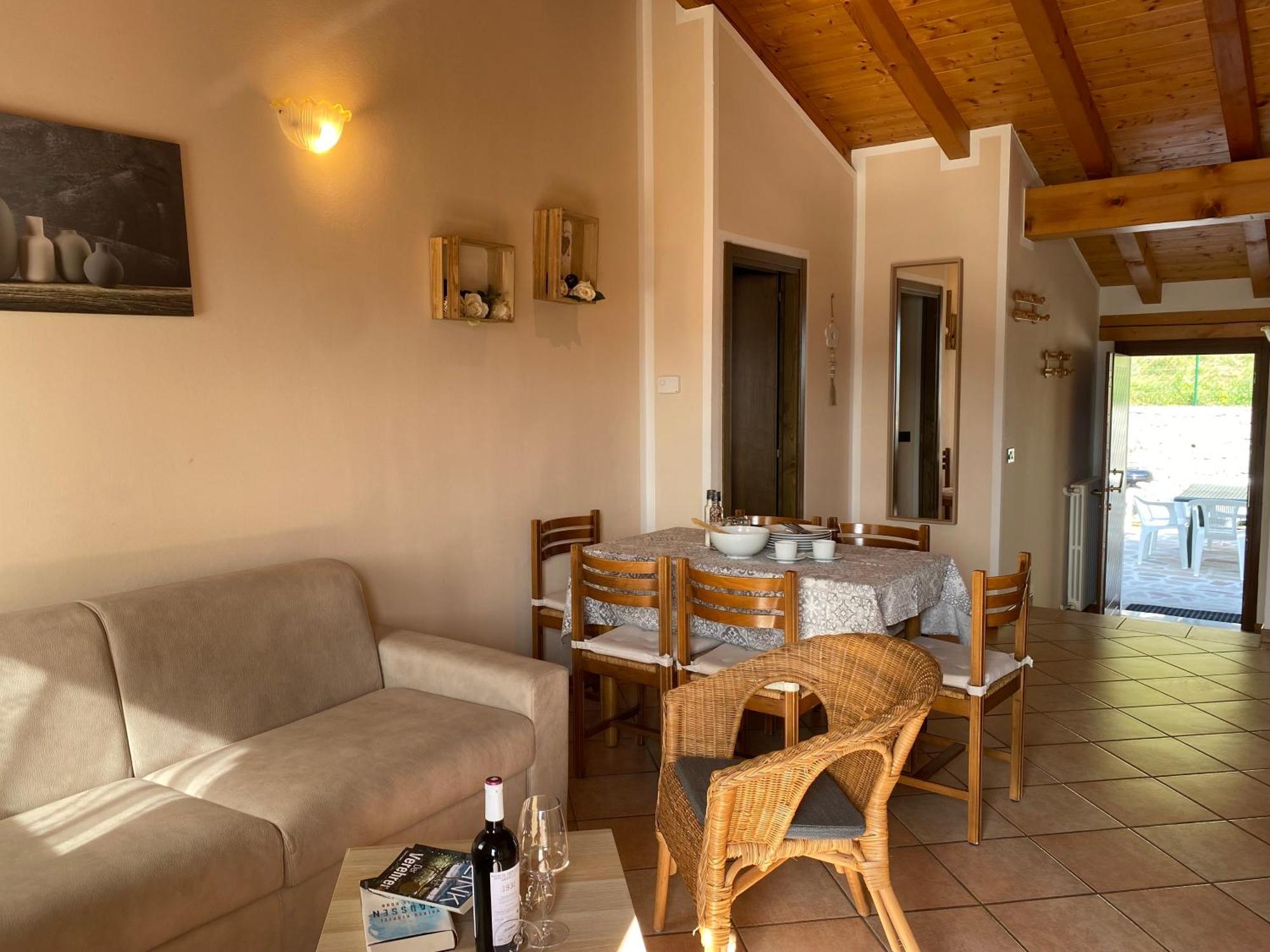 Casa Carla, Bis 4 Personen, Garten, Balkon Mit Blick Auf Den See Und Die Berge Crone Esterno foto