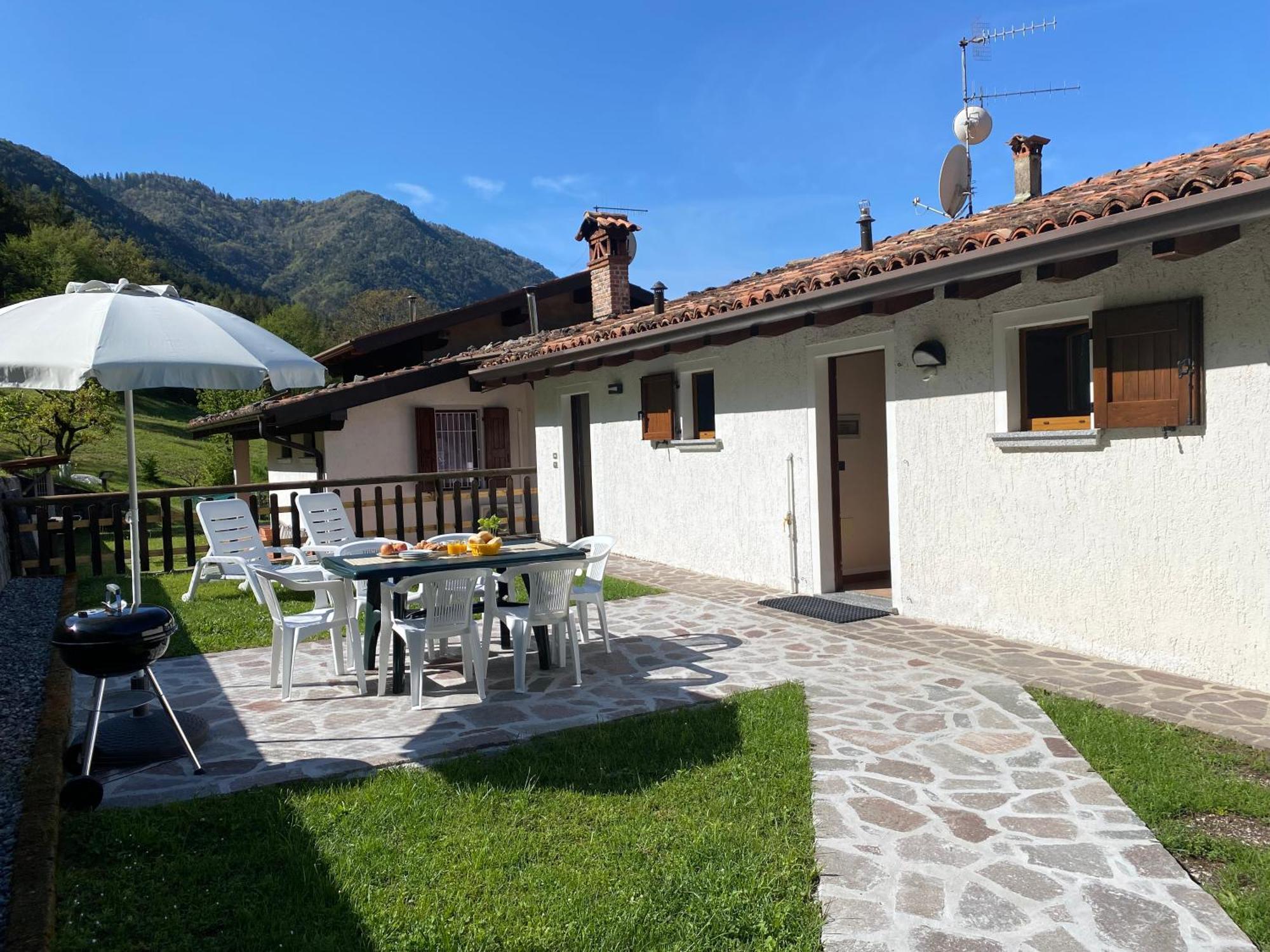 Casa Carla, Bis 4 Personen, Garten, Balkon Mit Blick Auf Den See Und Die Berge Crone Esterno foto